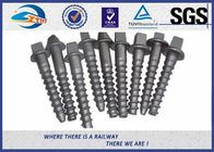 Ss series sleeper screw,Railroad spike or track spike Screw spike in the track